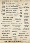 Decoupage Queen Rice Paper A4 - Ellen J Goods - Garden Words