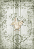 Decoupage Queen Rice Paper A4 - Spring Grain Sack Chicks