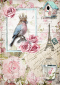Decoupage Queen Rice Paper A4 - Forever Yours
