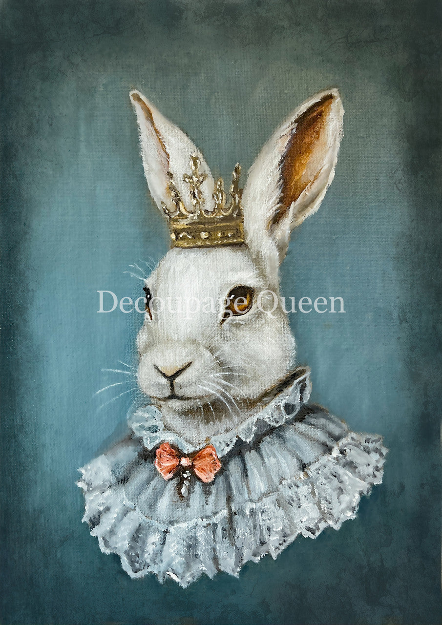 Decoupage Queen Rice Paper A4 - Teresa Rene Art - Percival