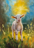 Decoupage Queen Rice Paper A4 - Lamb in the Light