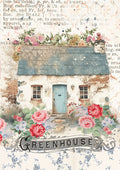 Decoupage Queen Rice Paper A4 - Ellen J Goods - Spring Cottage