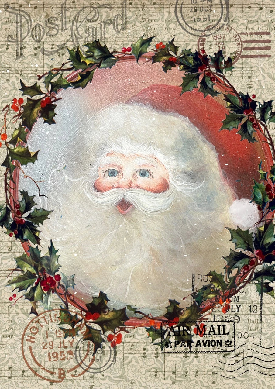 Decoupage Queen Rice Paper A4 - Ellen J Goods - Letter To Santa