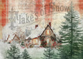 Decoupage Queen Rice Paper A4 - Ellen J Goods - Flakes Of Snow