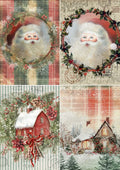 Decoupage Queen Rice Paper A4 - Ellen J Goods - Woodland 4 Pack