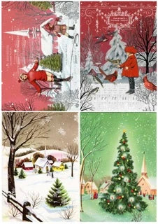 Decoupage Queen Rice Paper A4 - Ellen J Goods - Holiday Post