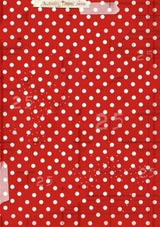 Decoupage Queen Rice Paper A4 - Ellen J Goods - Jingle Dots