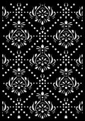 Decoupage Queen Stencil A4 - Hobbilicious Damask Tiles