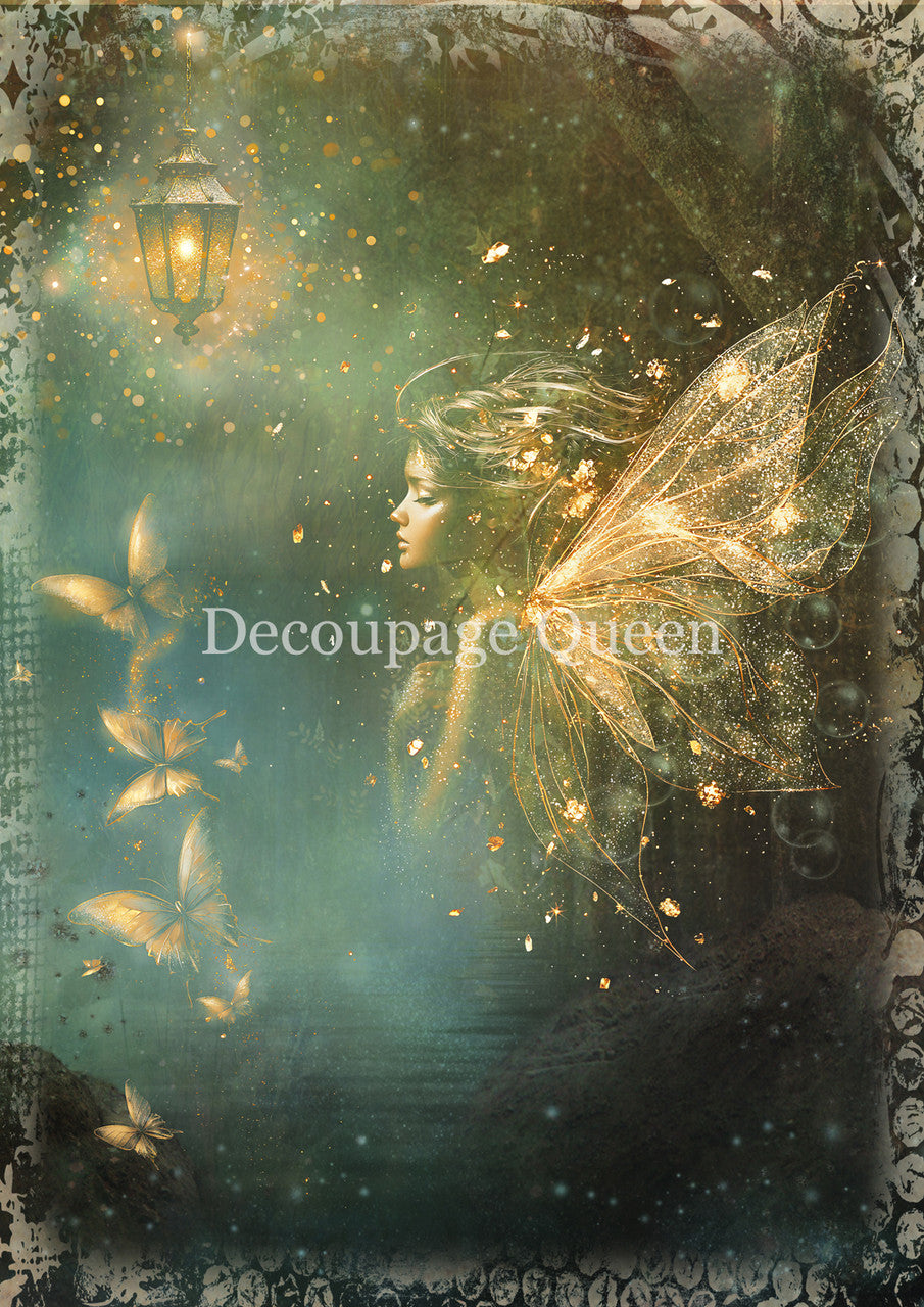 Decoupage Queen Rice Paper A4 - Fairy Dust
