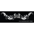 Adhesive Silk Screen Stencil - Delicate Fleur Scroll