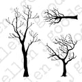 Ellen J Goods Stencil - Bare Trees