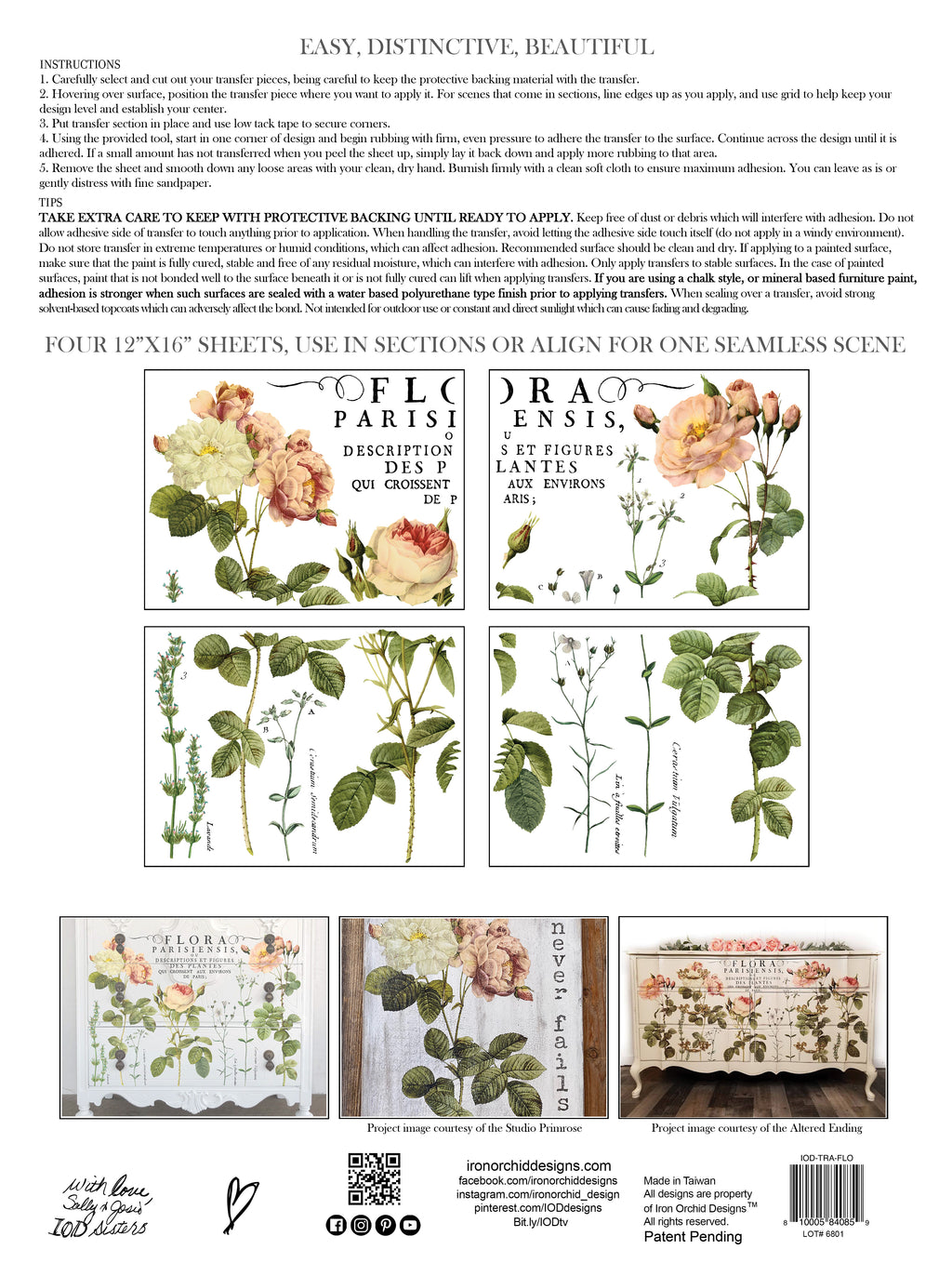 IOD Transfer - Flora Parisiensis