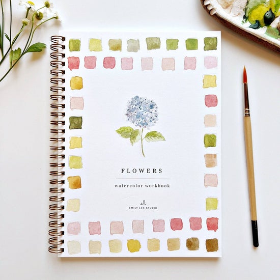 Emily Lex - Flowers Watercolour Workbook