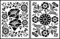 JRV Stencil - Folklorico Flora