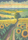 JRV Rice Paper A4 - Sunflower Fields