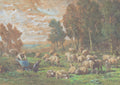 JRV Rice Paper A4 - Pastoral Sheep