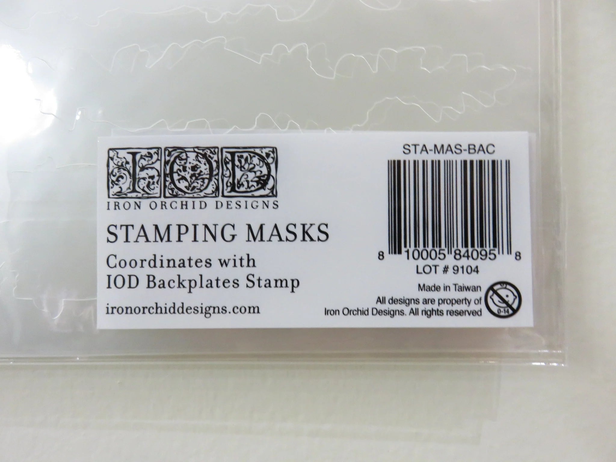 IOD Mask (Retired) - Backplates