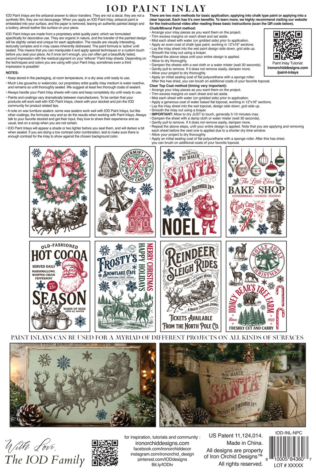 IOD Paint Inlay - The North Pole Co.