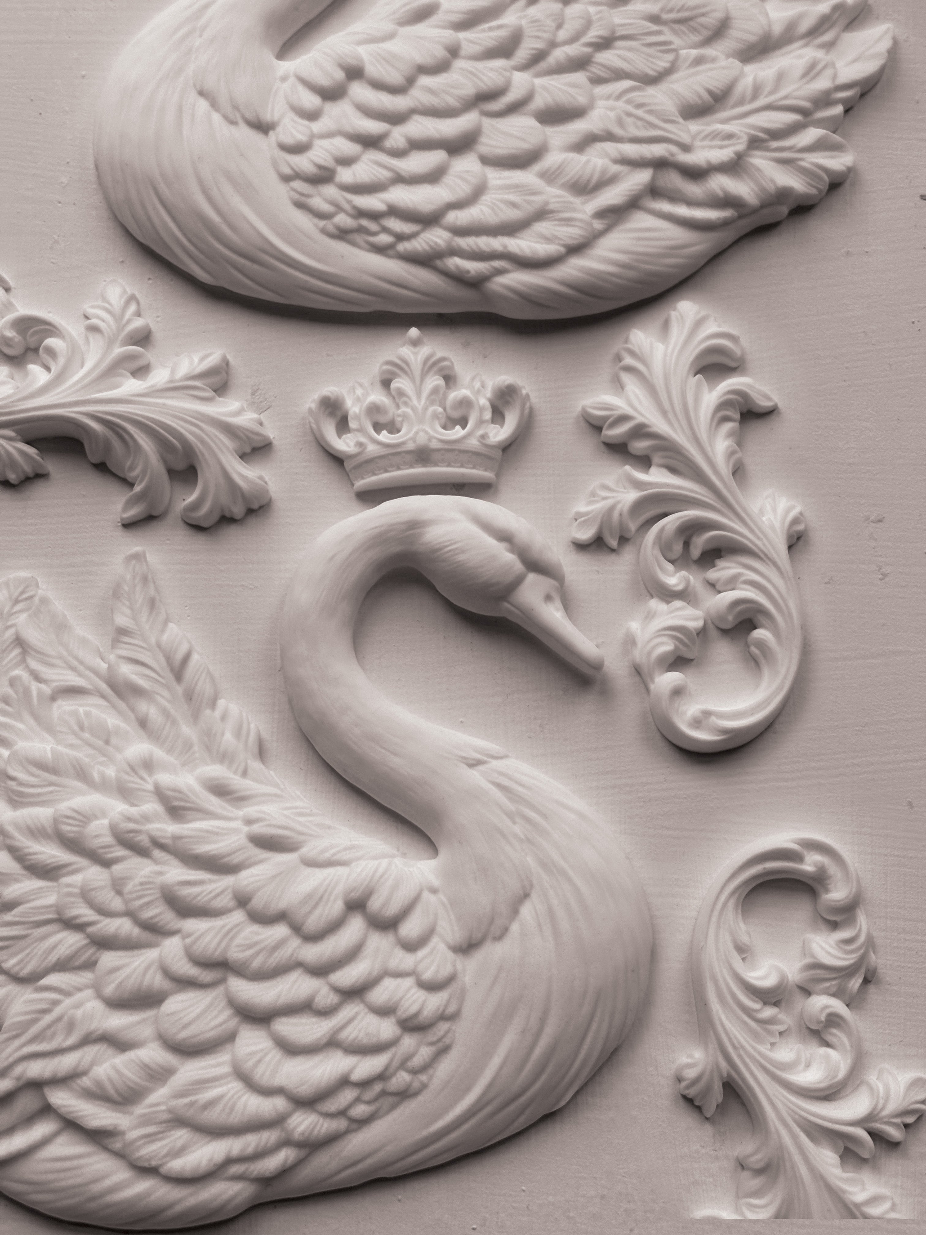 IOD Mould - Swans