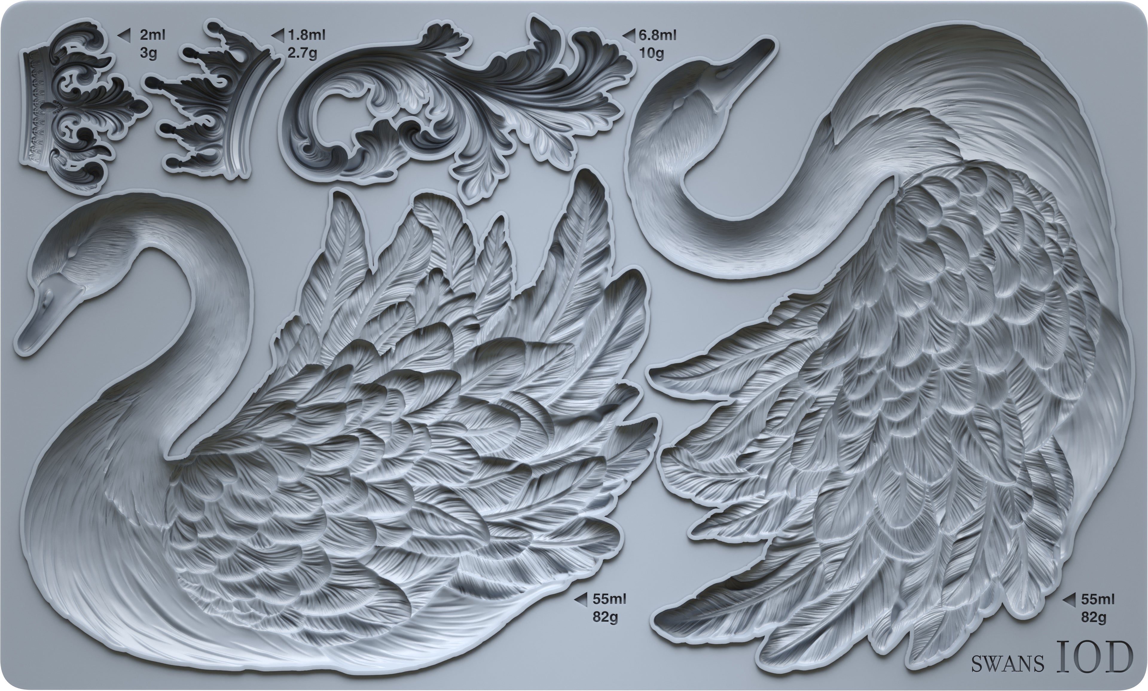 IOD Mould - Swans