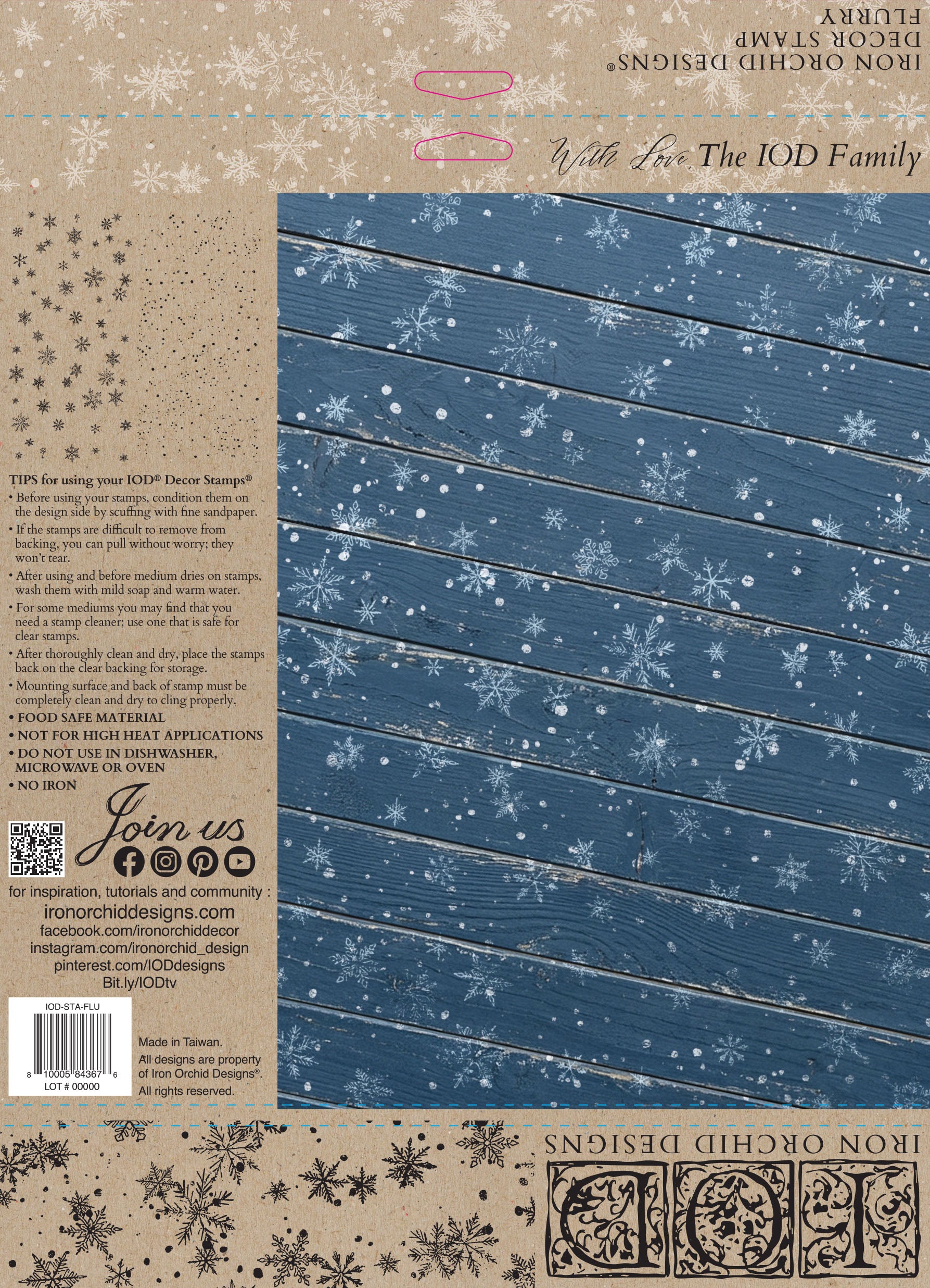 IOD Stamp - Flurry