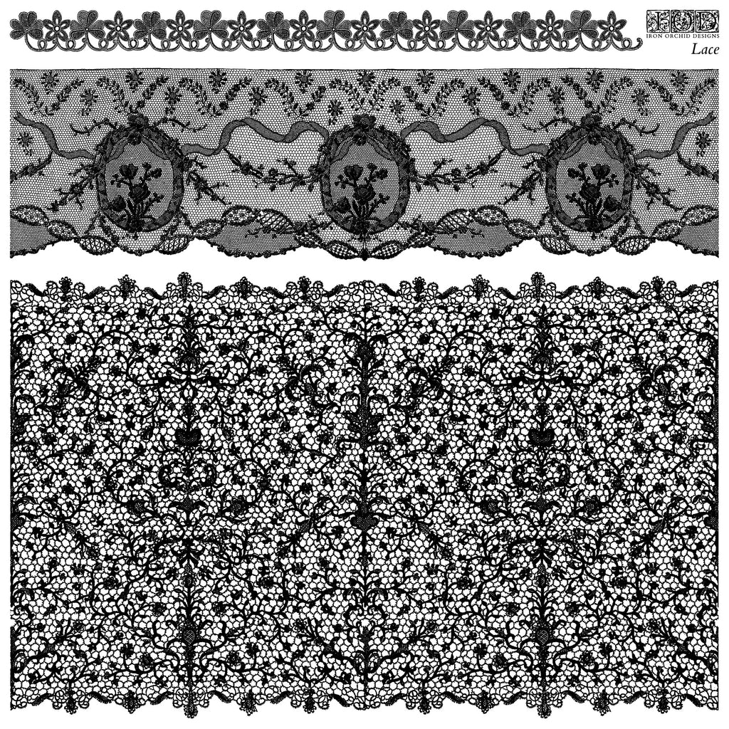 IOD Stamp - Lace