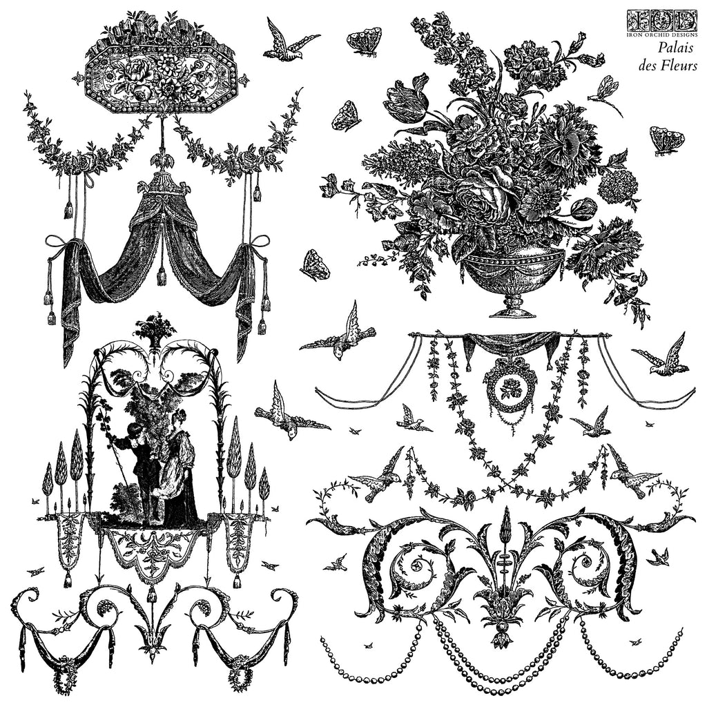 IOD Stamp - Palais des Fleurs