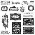 IOD Stamp Set - The Connoisseur's Library