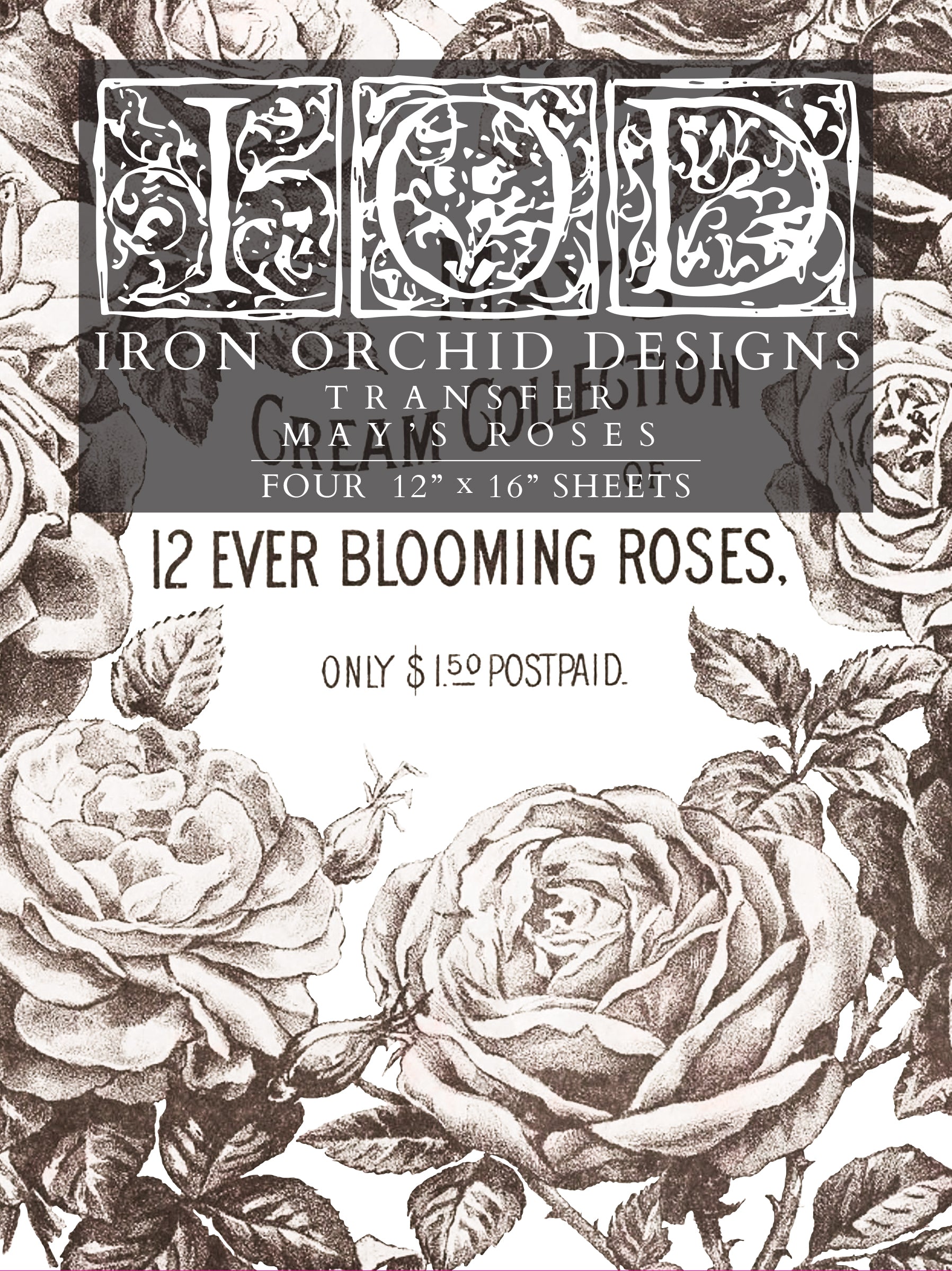 IOD Transfer - May's Roses