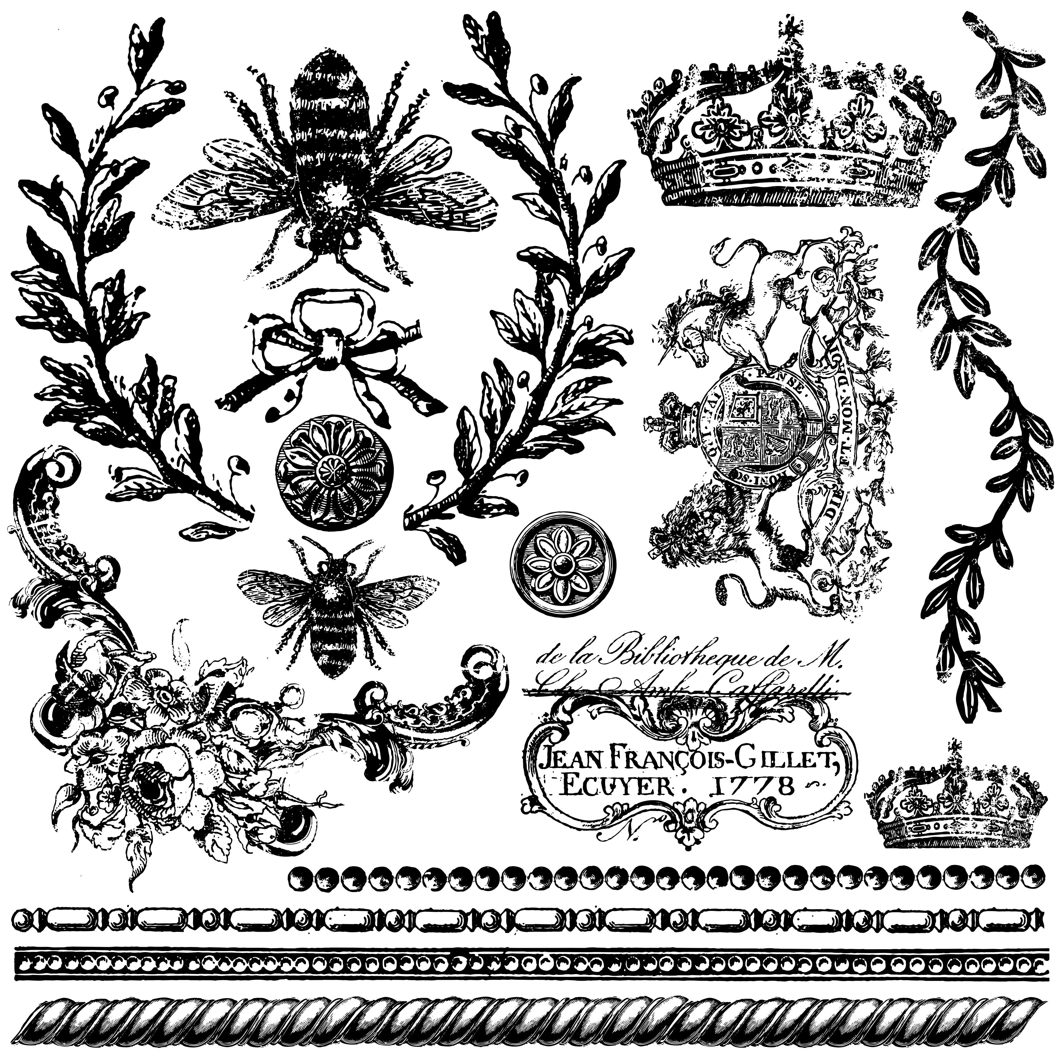 IOD Stamp - Queen Bee