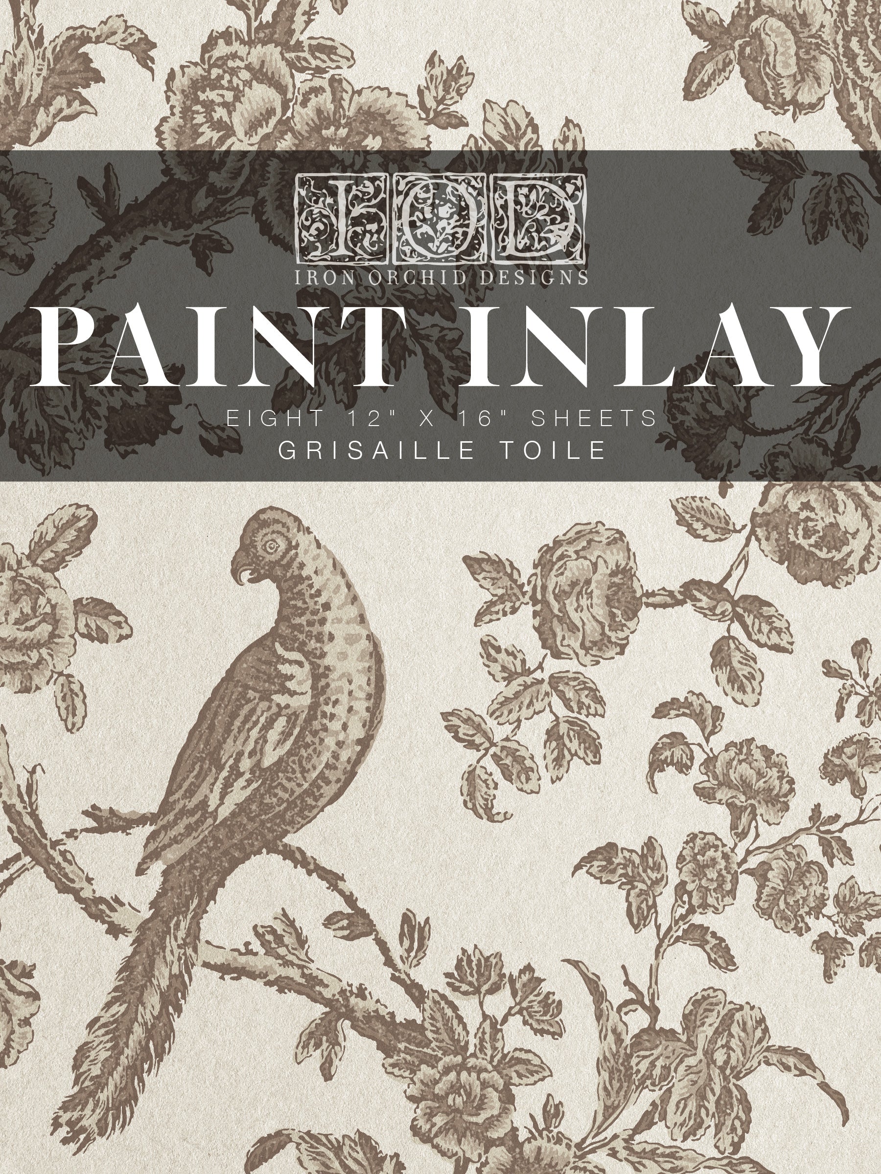 IOD Paint Inlay - Grisaille Toile