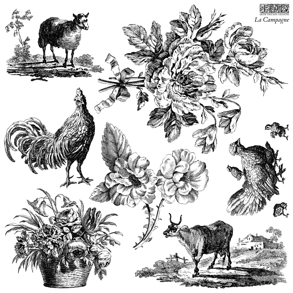 IOD Stamp - La Campagne
