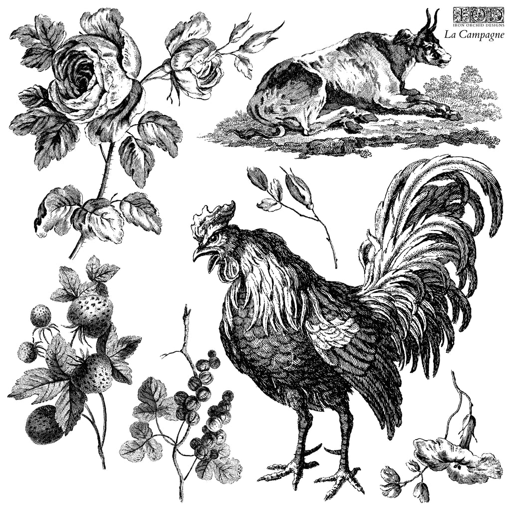 IOD Stamp - La Campagne