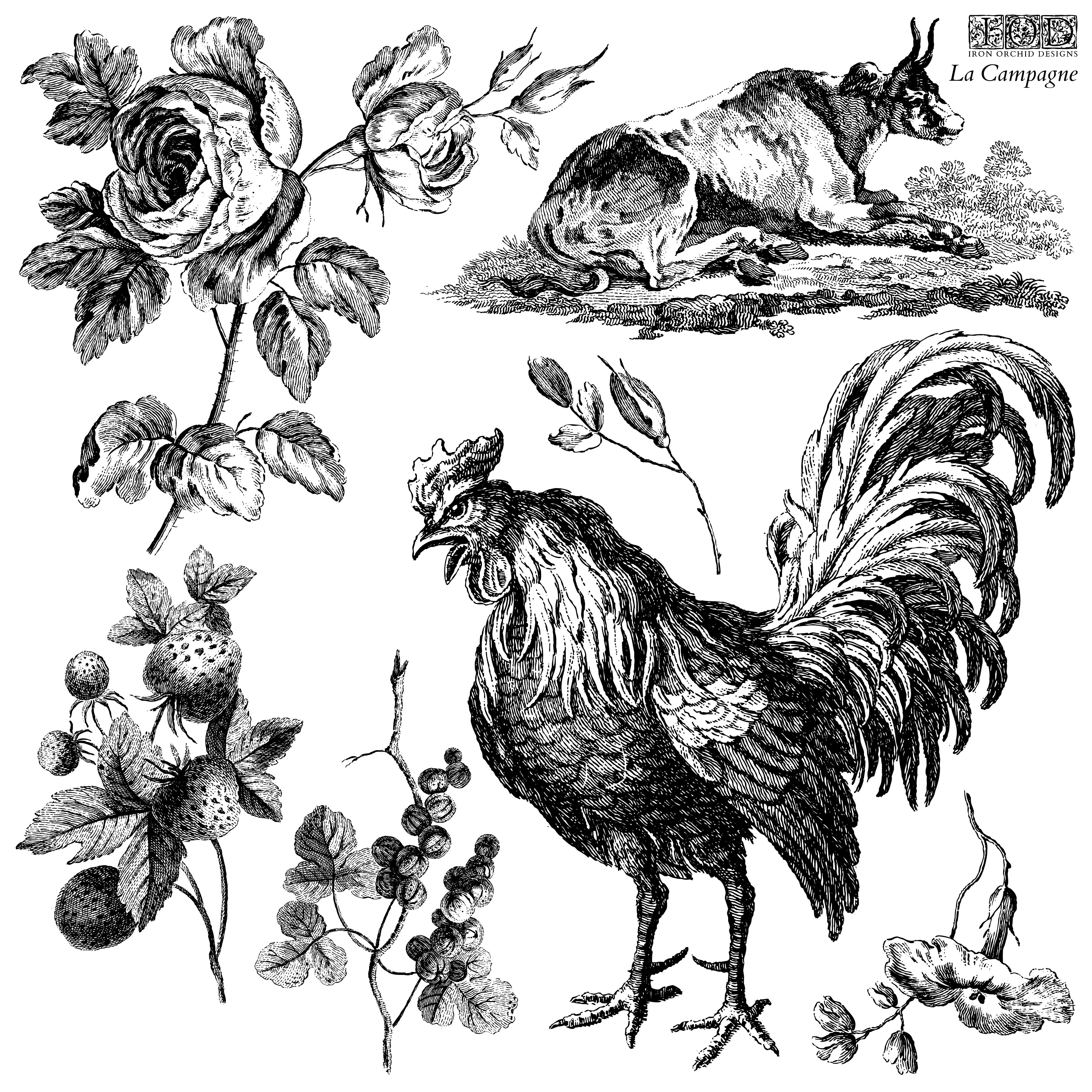 IOD Stamp - La Campagne