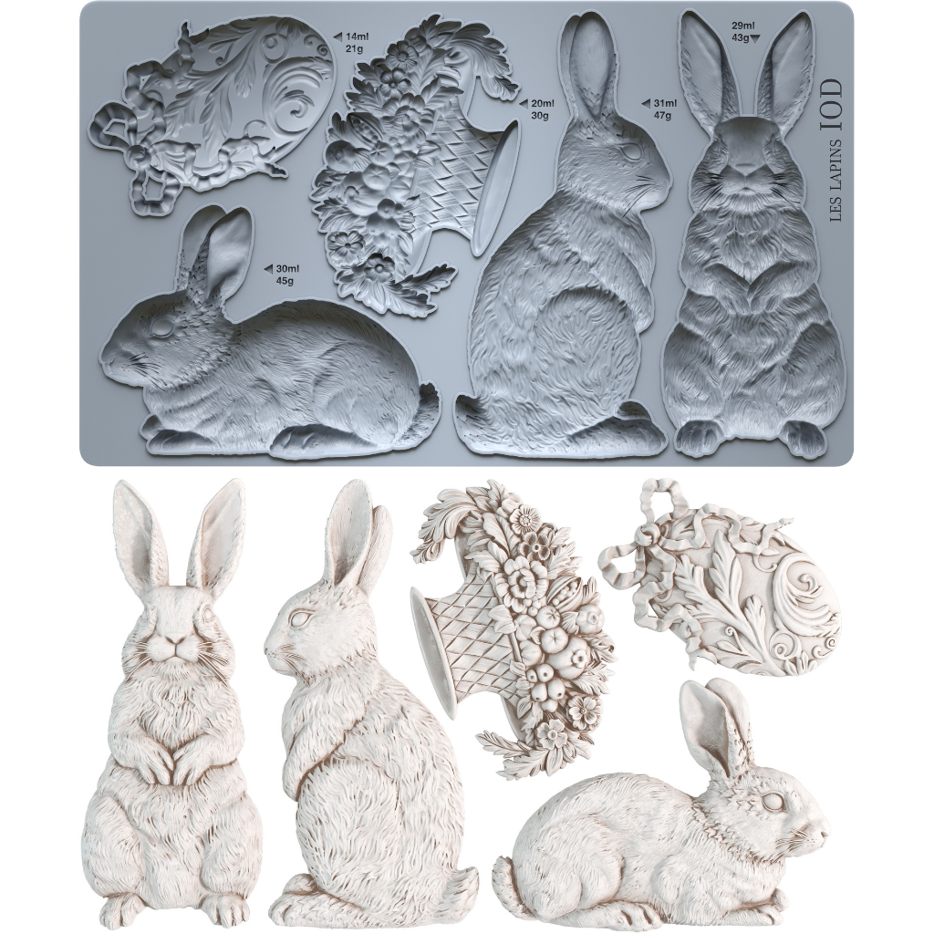 IOD Mould - Les Lapins