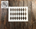 Muddaritaville Stencil - Harlequin