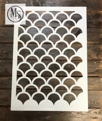 Muddaritaville Stencil - Mermaid Pattern