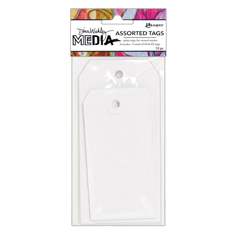 Ranger - Dina Wakley Media White Tag Assortment #3 & #5