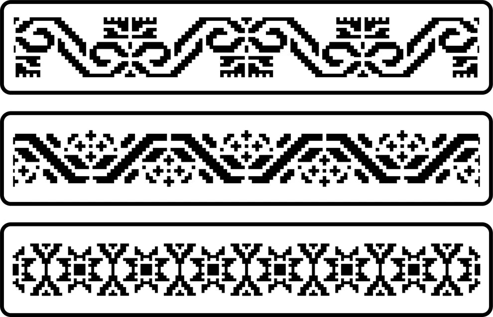 JRV Stencil - Mexican Embroidery