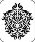 JRV Stencil by Mara - Musical Damask
