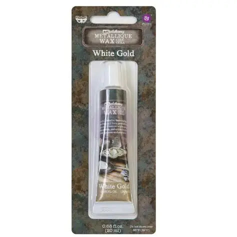 Art Alchemy Metallique Wax - White Gold