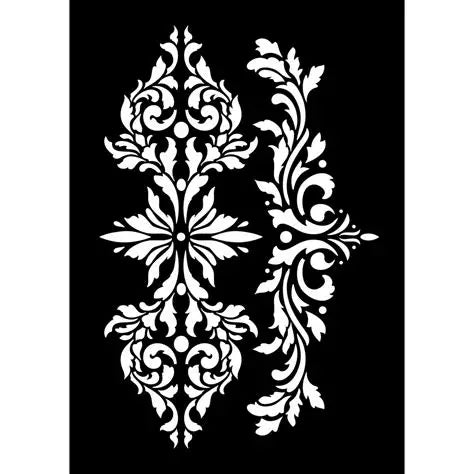 Decoupage Queen Stencil - Opulence