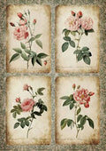 Decoupage Queen Rice Paper A3 - Rose Cards