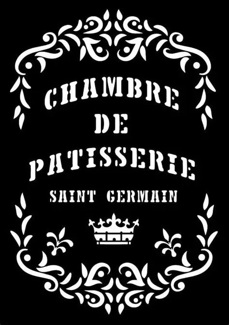 Decoupage Queen Stencil A4 - St Germain