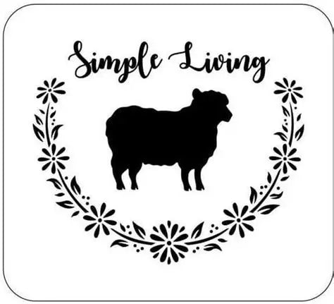 JRV Stencil - Simple Living