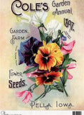 Decoupage Queen Rice Paper A4 - Calambour Cole's Garden Annual 1897
