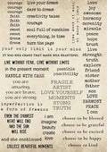 Decoupage Queen Rice Paper A4 - Ellen J Goods - Special Words