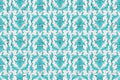 JRV Decoupage Paper - Teal Damask