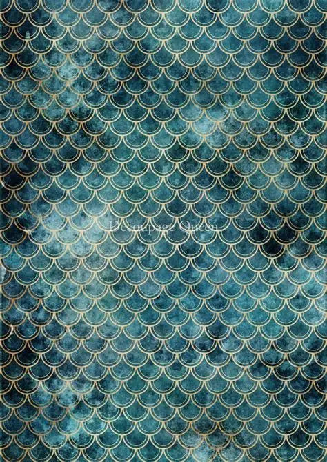 Decoupage Queen Rice Paper A4 - Emerald Coast