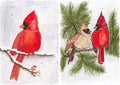 Decoupage Queen Rice Paper A4 - Old To Ooh La La Red Birds